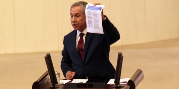 Arınç: Hanımefendi sus, bir kadın olarak sus