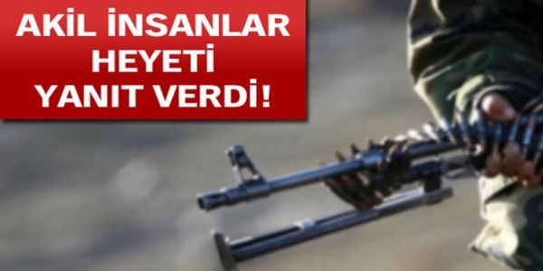 Akil insanlar çözüm sürecinde gelinen noktayı değerlendirdi