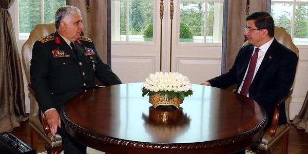 Başbakan Davutoğlu, Orgeneral Özel'i kabul etti