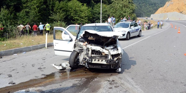 Zonguldak'ta trafik kazası: 7 yaralı