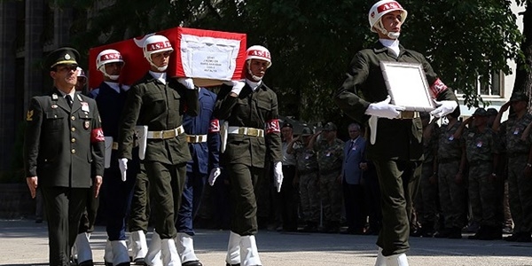 Şehit Akkabak'ın cenazesi memleketine uğurlandı