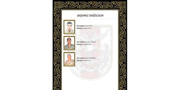 Genelkurmay Başkanı Özel'den 'başsağlığı' mesajı