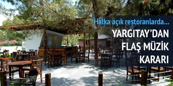 Yargıtay: Halka açık TV müzik yayını hak ihlali değil