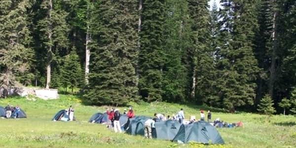 Bolu'da 90 ülkeden 250 öğrenci kampta