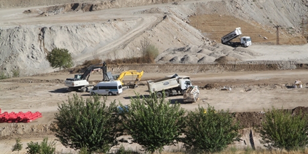 Silvan barajı şantiyesine roketli saldırı