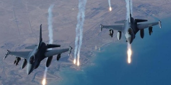 F-16'lar PKK hedeflerini bombaladı