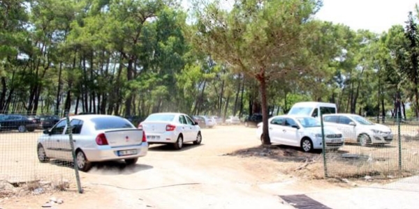 Antik kent arazisi otopark oldu iddiası