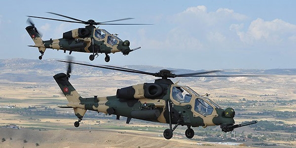 Operasyondan dönen helikopterlere ateş açıldı