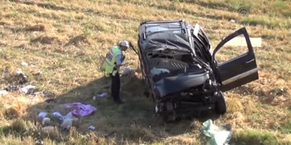 Kırıkkale'de trafik kazası: 2 ölü, 4 yaralı