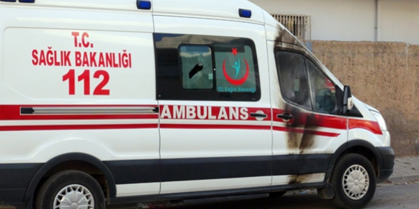 Nusaybin'de ambulansa molotoflu saldırı