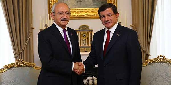 Davutoğlu ve Kılıçdaroğlu görüşmesi başladı