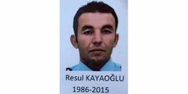 Şehit Kayaoğlu, Silopi'ye geçici görevle gitmiş