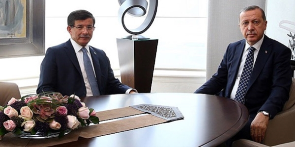 Cumhurbaşkanı Erdoğan, Başbakan Davutoğlu'nu kabul etti