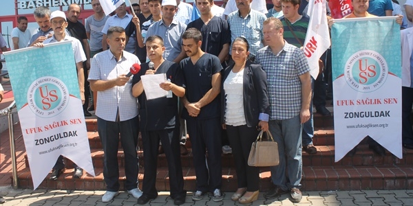 Hemşireye hastanede darp!
