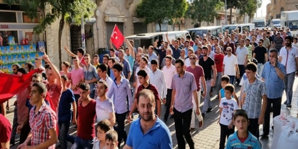 Ankara'da teröre lanet yürüyüşü