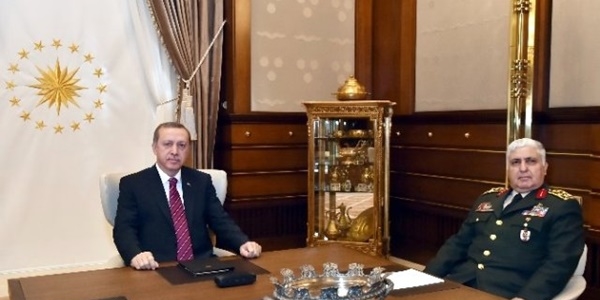 zel'den, Cumhurbakan Erdoan'a veda ziyareti