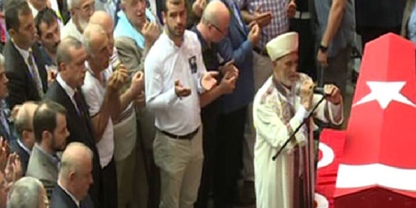 Şehit Çamur'un cenazesine Erdoğan da katıldı