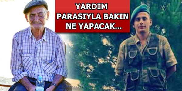 Şehit dedesi yardım parasıyla kimsesizleri okutacak