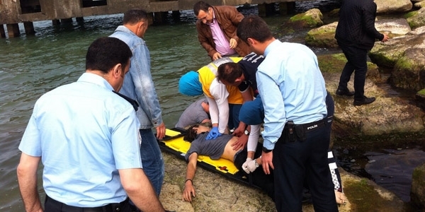 Samsun'da denize giren �ocuk bo�uldu