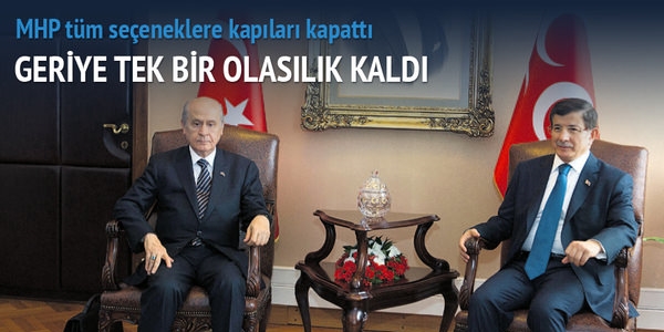 MHP kapıyı kapattı sandık yolu göründü