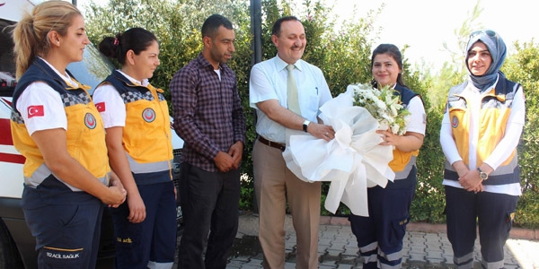 Vatandaştan 112 çalışanlarına teşekkür