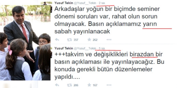 MEB Müsteşarının çelişkili basın açıklaması