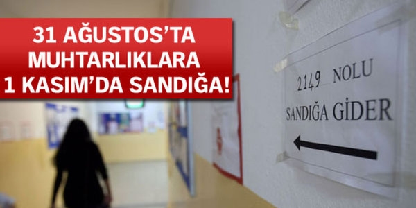 İşte YSK'nın taslak seçim takvimi
