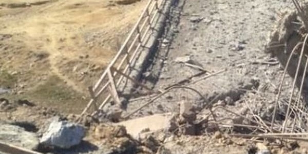 PKK bir köprüyü daha havaya uçurdu