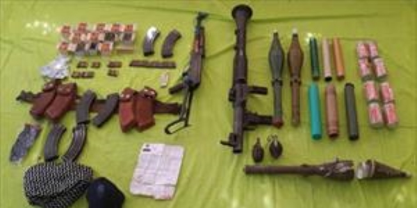Öldürülen teröristin üzerinden cephane çıktı