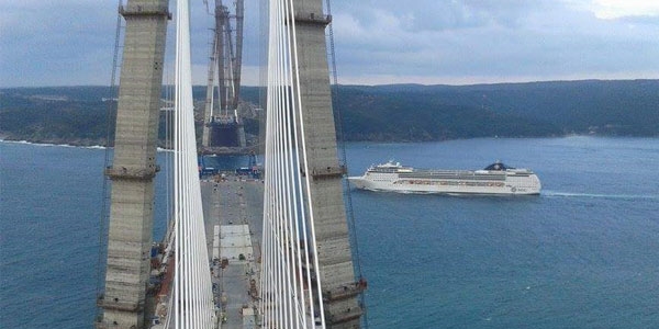 Üçüncü köprünün kedi yolundaki çalışmaları devam ediyor