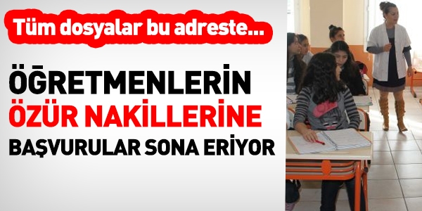 Öğretmen özür başvuruları sona eriyor