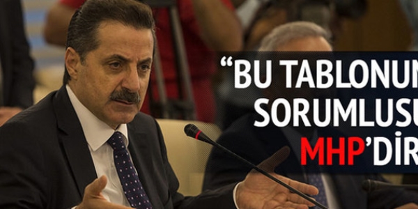 Faruk Çelik: Bu tablonun sorumlusu MHP'dir