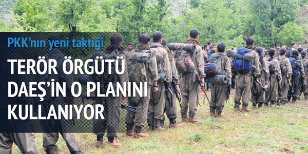 Terör örgütü PKK DAEŞ'ten rol çaldı