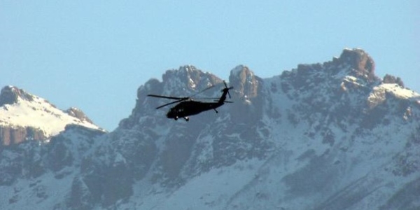 Tunceli'de PKK'ya hava operasyonu