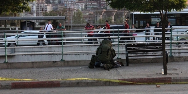 Amasya'da dağlık alandaki şüpheli paketten silah çıktı