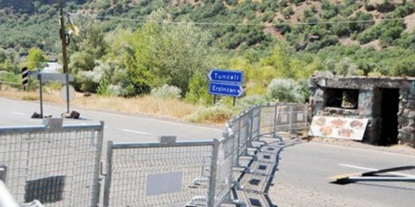 Tunceli- Erzincan ve Ovac�k karayolu ula��ma a��ld�