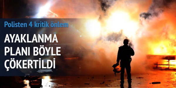 Ayaklanma planı böyle çökertildi