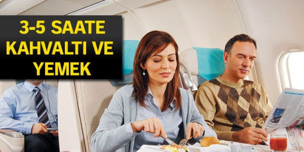 Uçakta fazla bekleyen yolcuya 'yeme-içme' hakkı