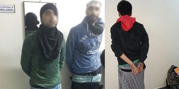 Kadın kılığındaki suikastçılar son anda yakalandı