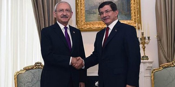 Ba�bakan Davuto�lu ile K�l��daro�lu g�r��t�