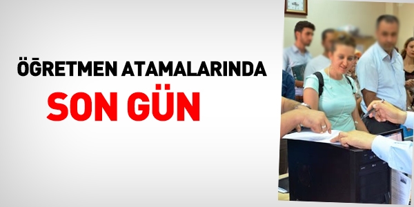 Öğretmenlik başvurularında son gün
