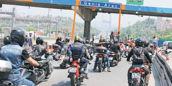 Motosikletlilere köprü ve otoyollarda % 50 indirim geliyor