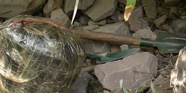 Silvan'da tuzaklanm�� el yap�m� patlay�c� bulundu