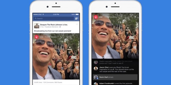 Facebook'tan canlı yayın imkanı