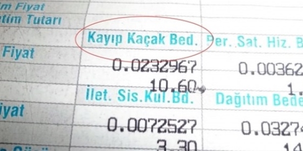 Faturadaki kayıp-kaçak bedelini geri aldı