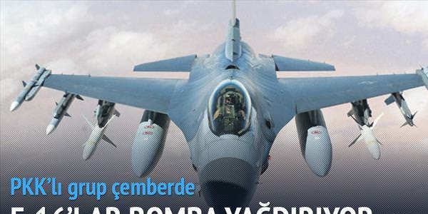 50 kişilik PKK'lı grup çembere alındı