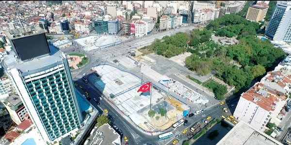 Taksim'e 'aromatik bitki bahçesi' yapılacak