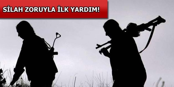 Silah zoruyla ilk yardım!