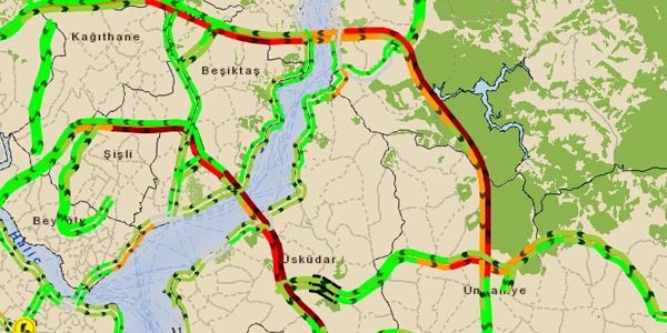 TEM'de yasak delindi, trafik durdu...