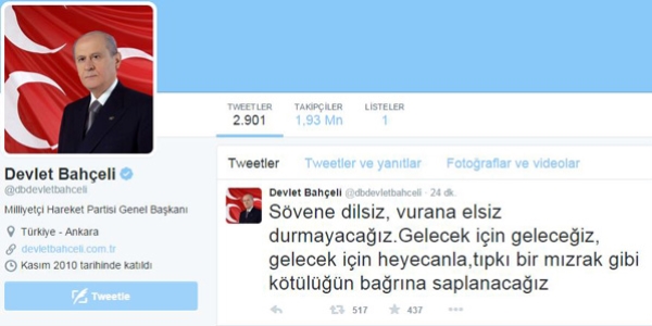 Bahçeli: Gözü dönmüş, tembihlenmiş şehir eşkiyaları...